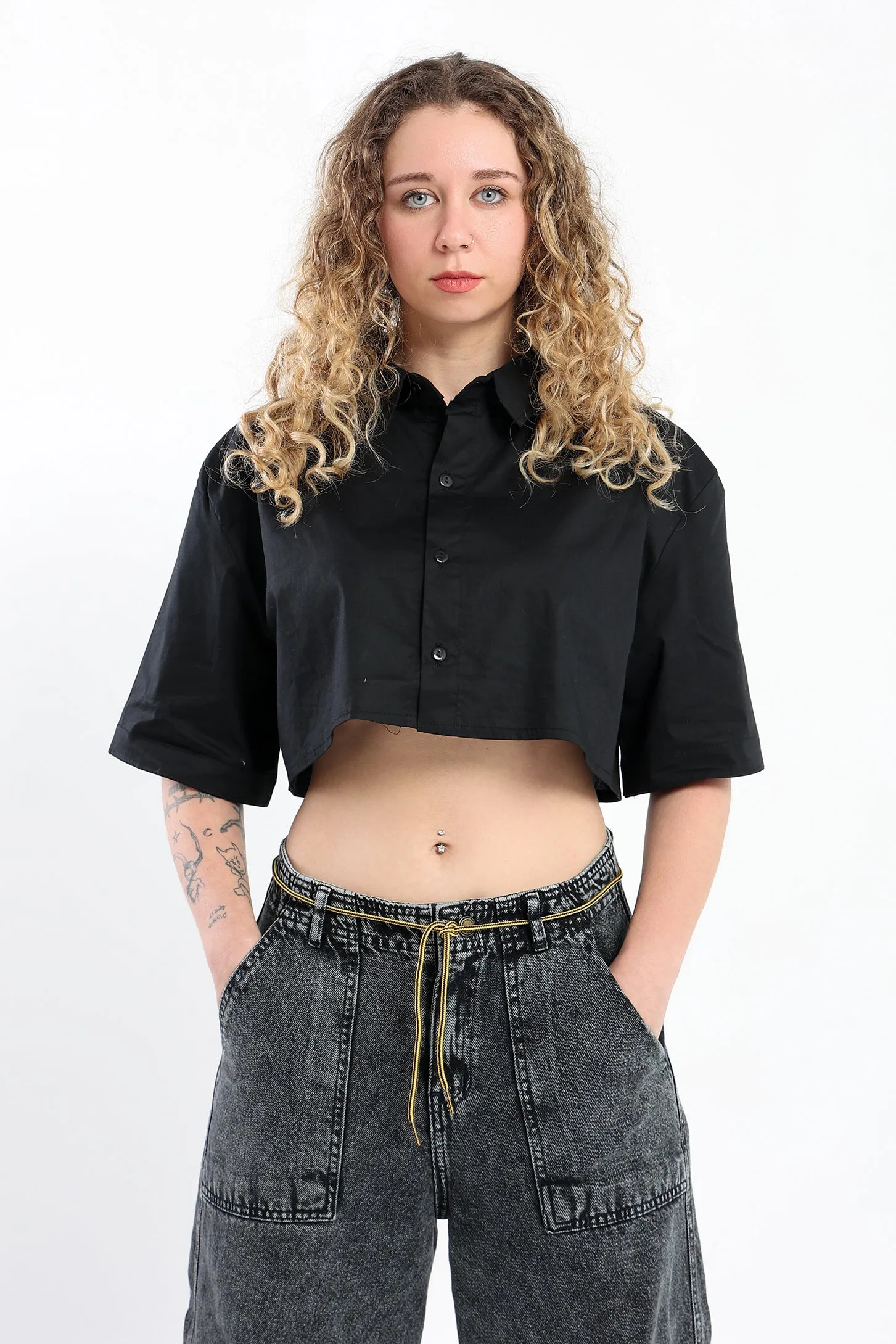 2-Pieces Shirt - Black