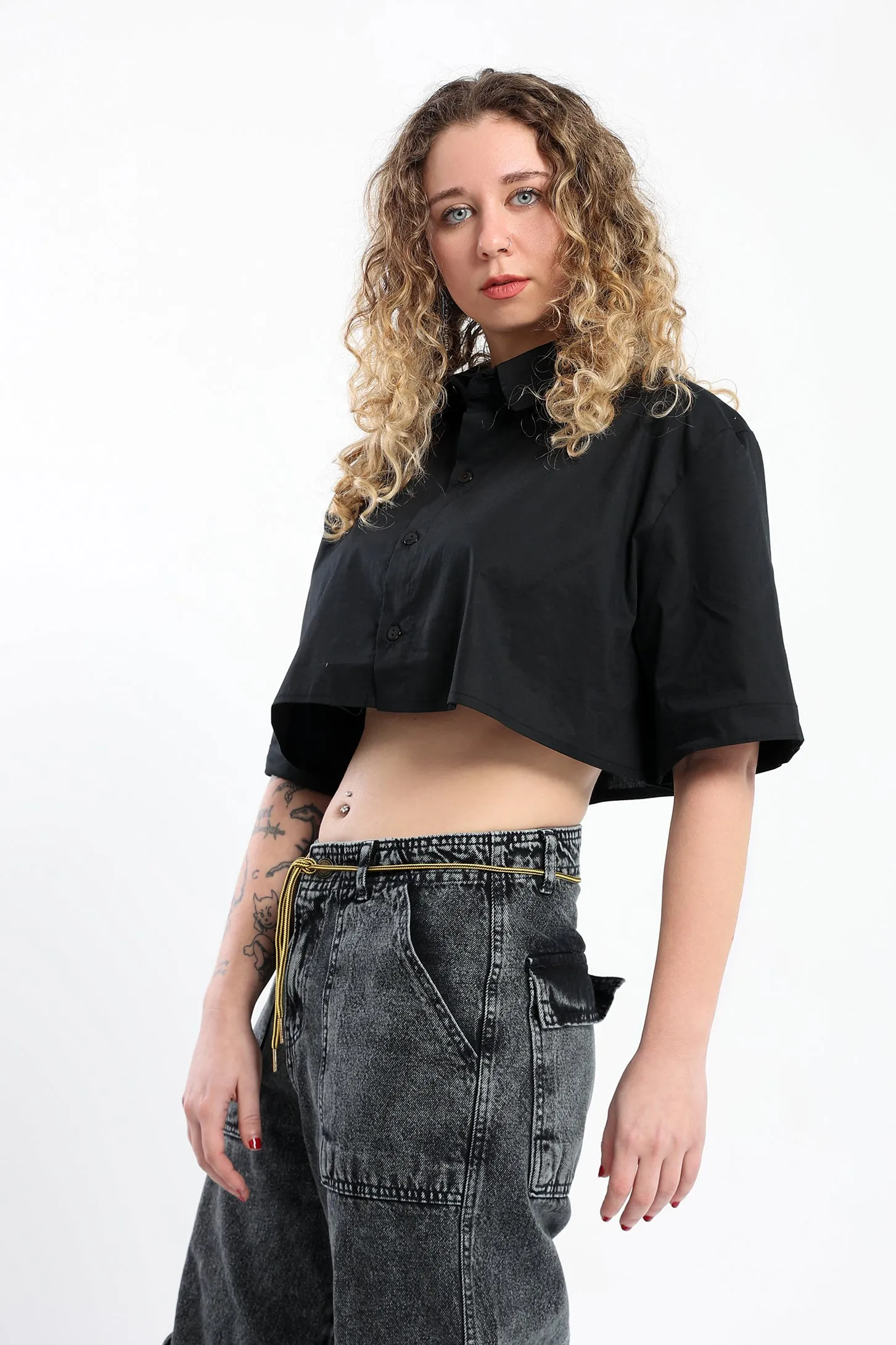 2-Pieces Shirt - Black