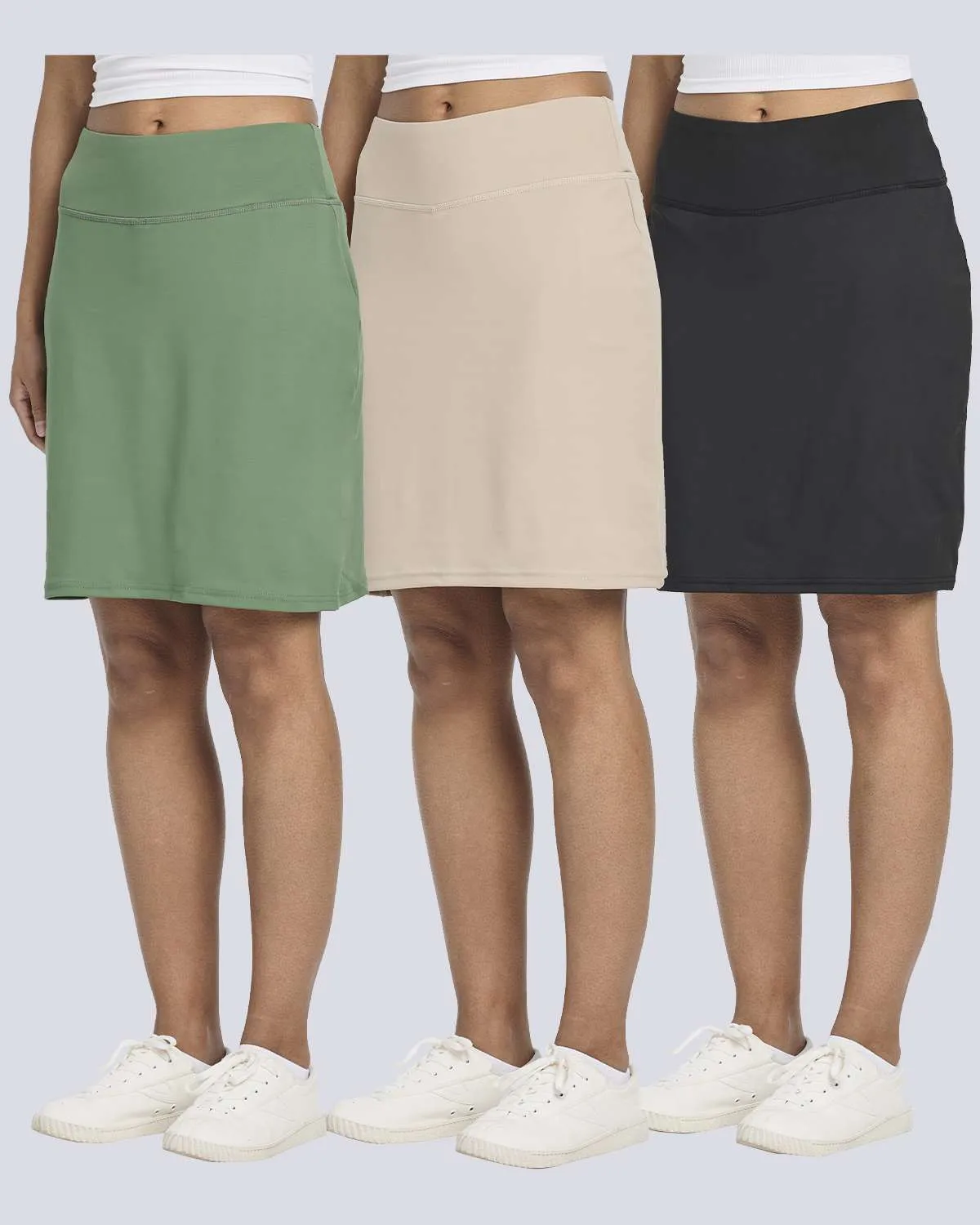 3 Pack: Women's 20 Golf Skirts with Pockets (Available in Plus Size)