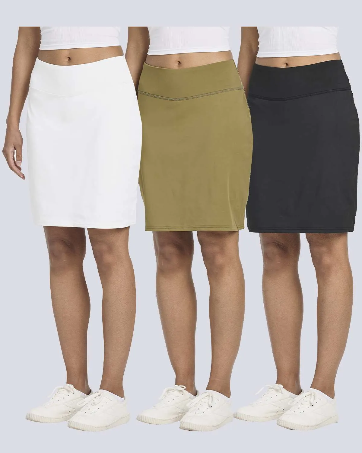 3 Pack: Women's 20 Golf Skirts with Pockets (Available in Plus Size)