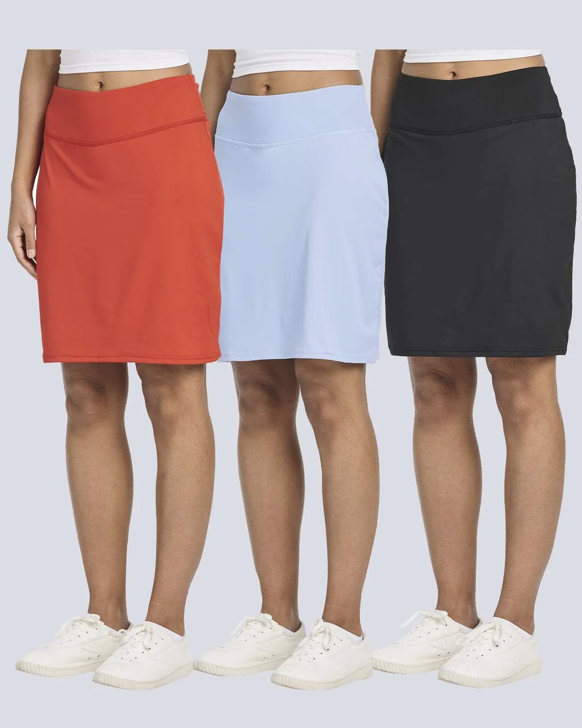 3 Pack: Women's 20 Golf Skirts with Pockets (Available in Plus Size)