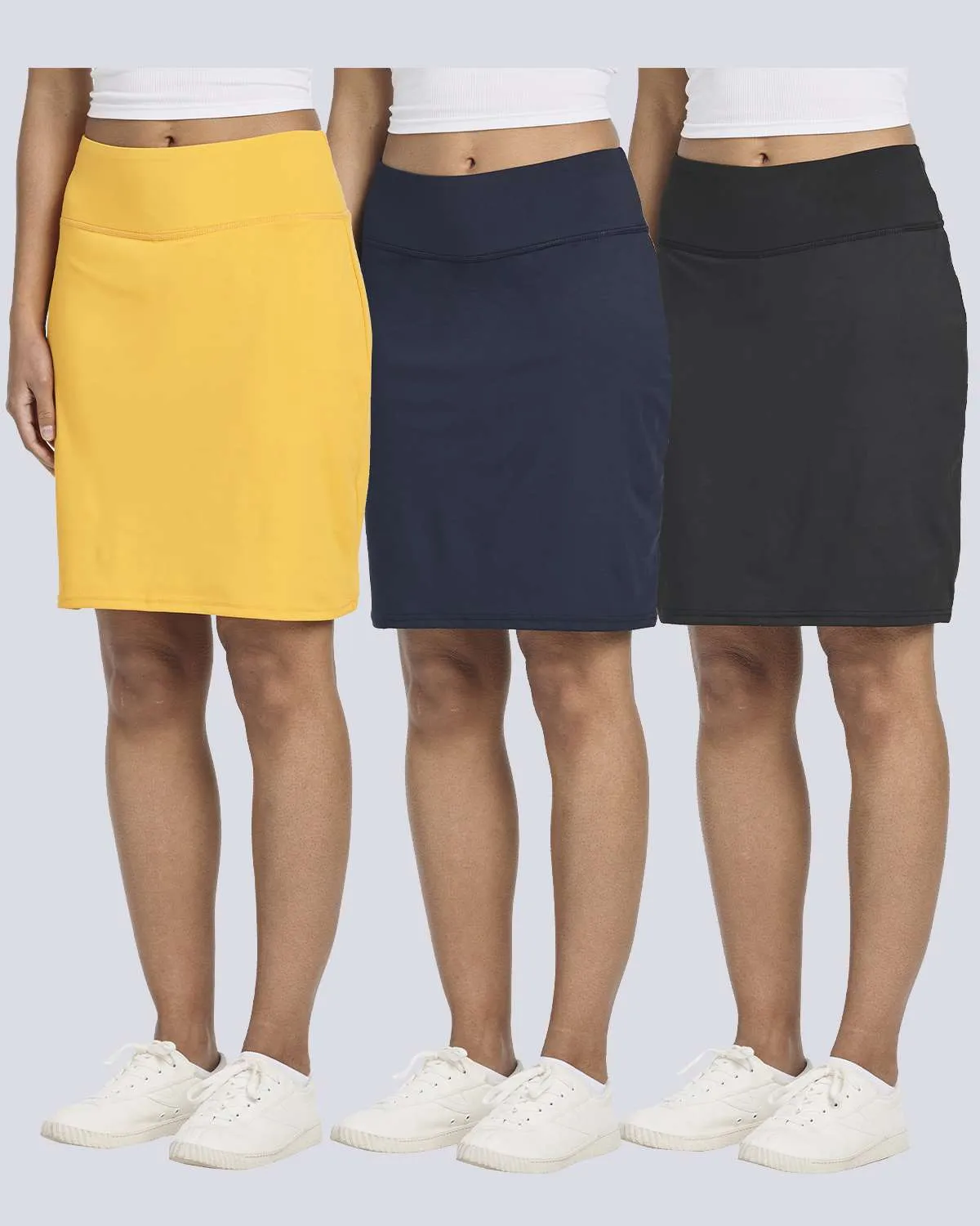 3 Pack: Women's 20 Golf Skirts with Pockets (Available in Plus Size)