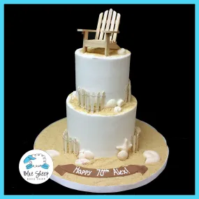 Alex's Buttercream Beach Birthday Cake