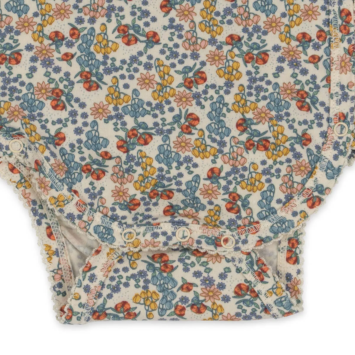 Basic Wrap Long Sleeve Body in Bibi Fleur by Konges Sløjd