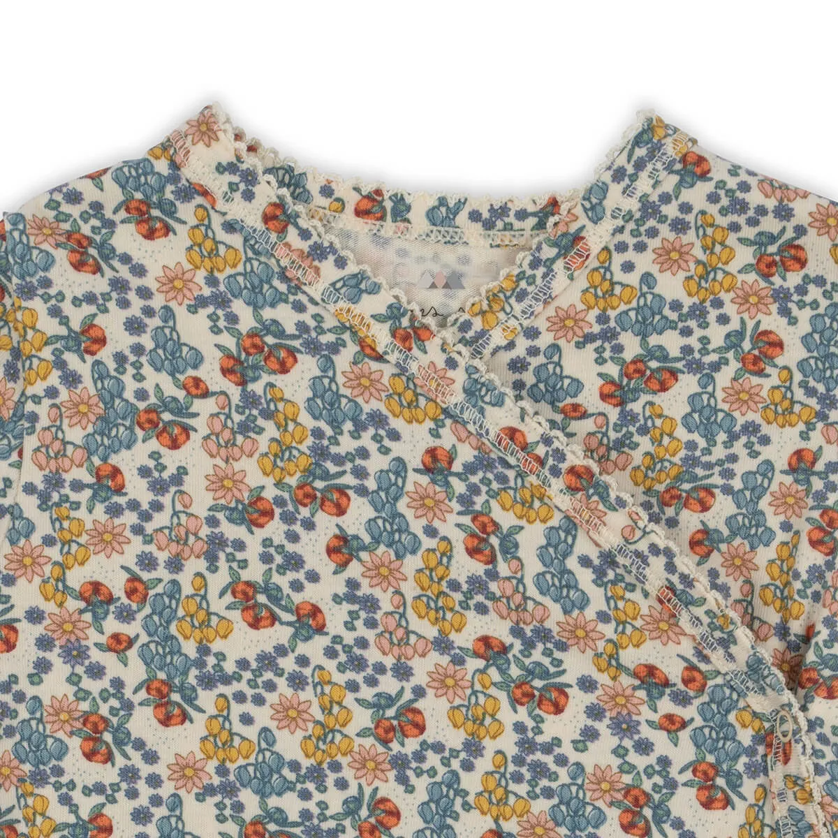 Basic Wrap Onesie in Bibi Fleur by Konges Sløjd - Last One In Stock - 6 Months