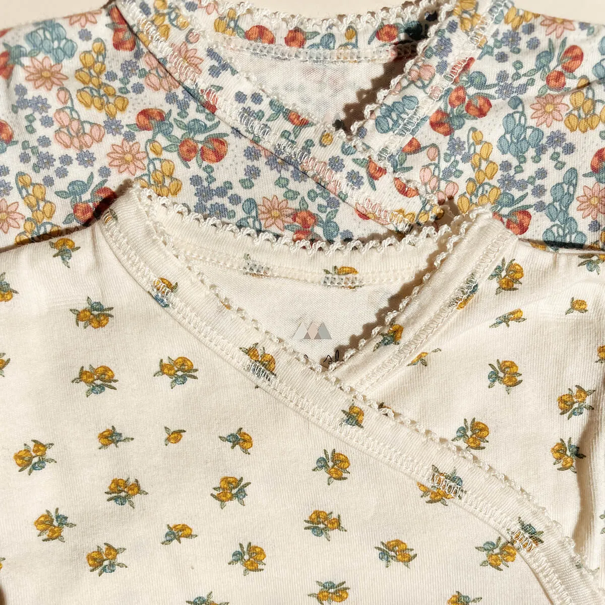 Basic Wrap Onesie in Bibi Fleur by Konges Sløjd - Last One In Stock - 6 Months