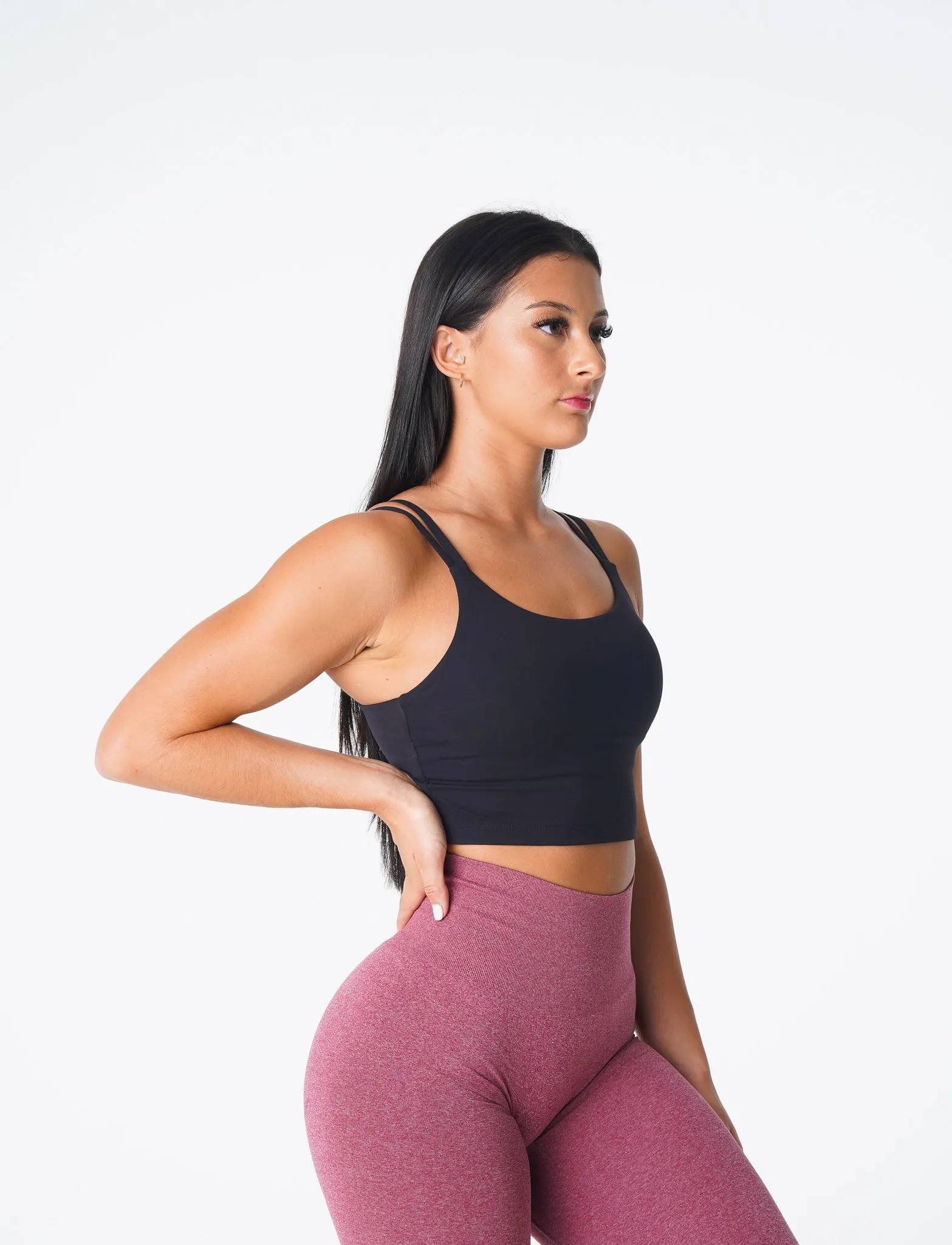 Black Poise Bra Top