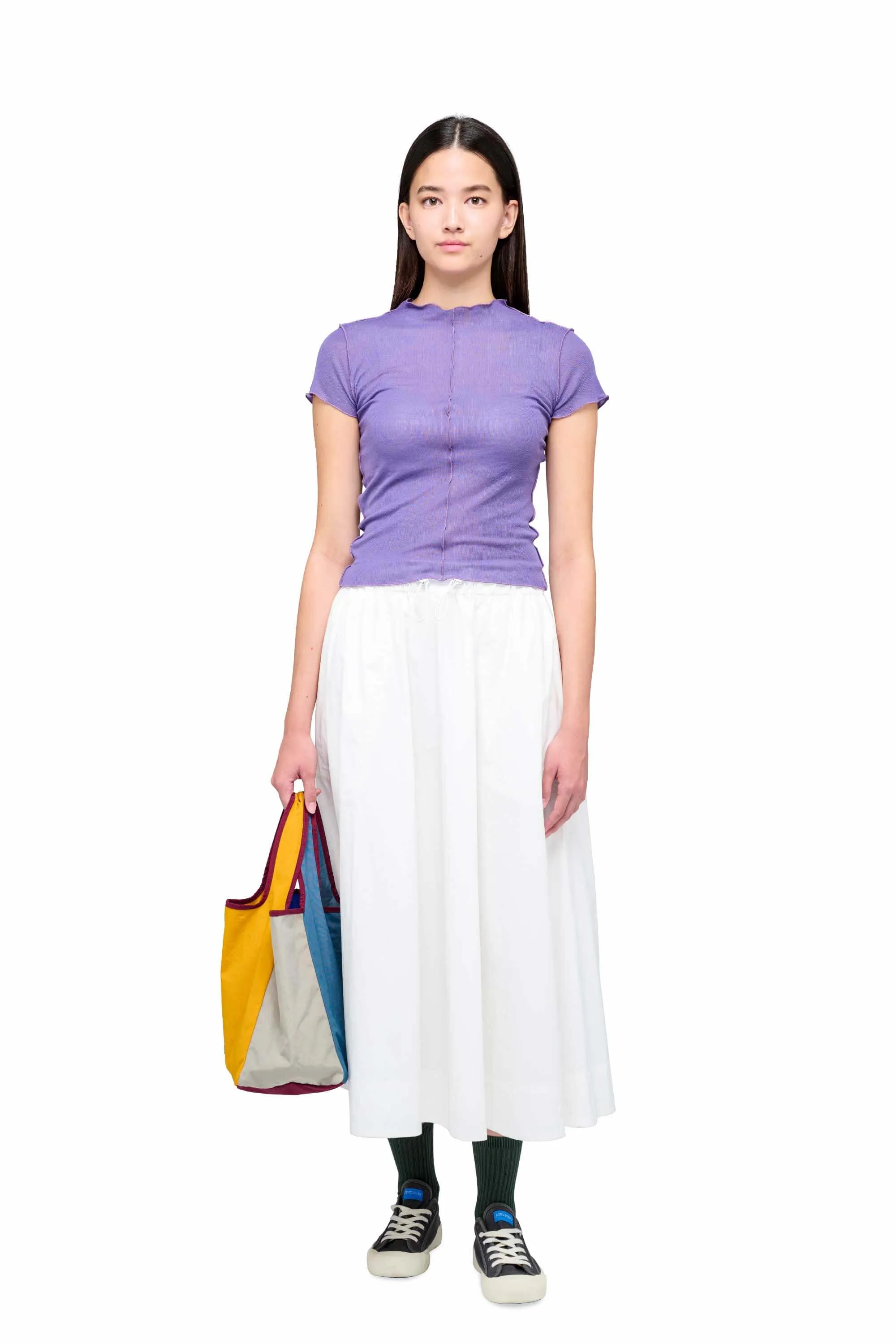 Contrast Detail Baby Tee