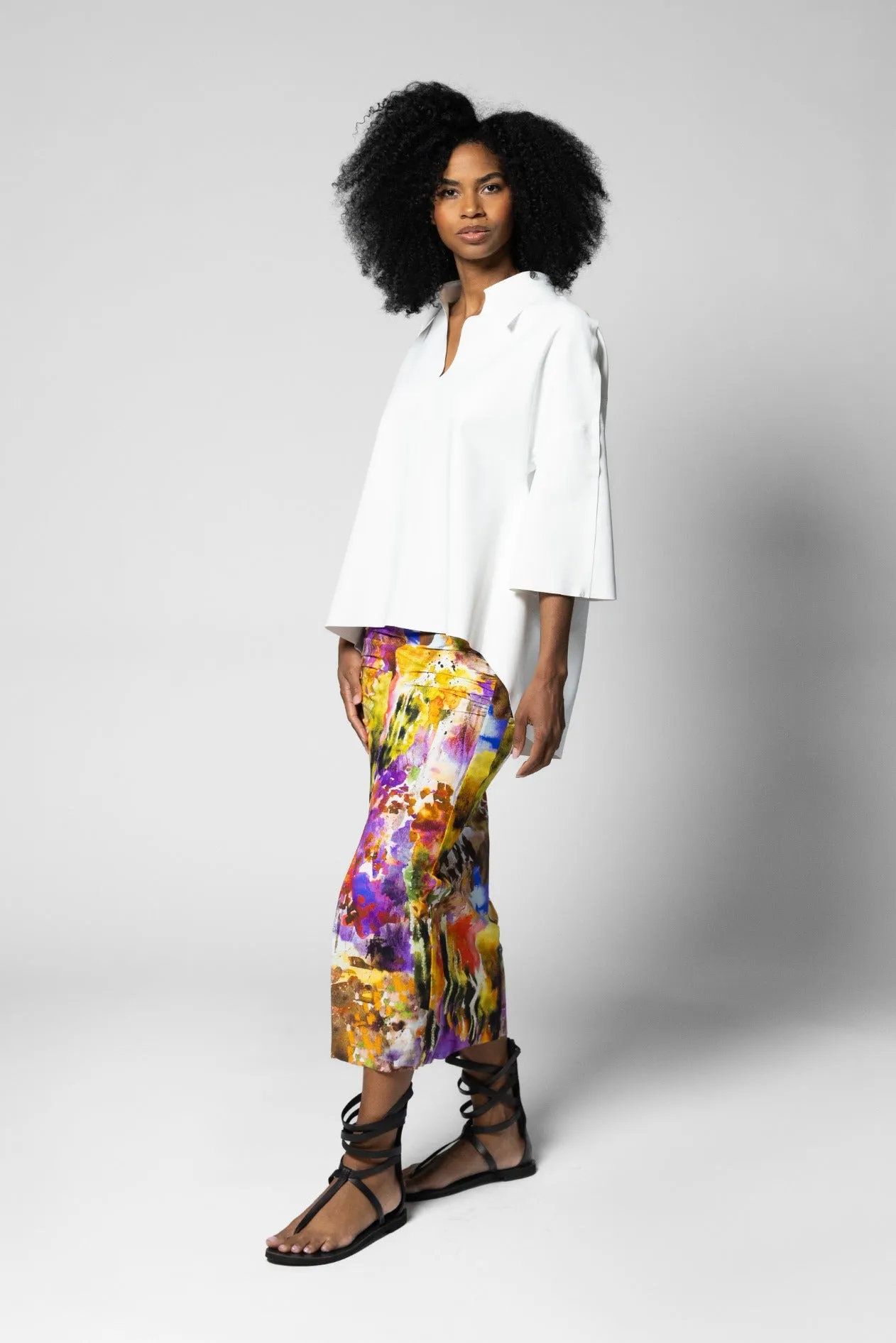 Eugenie Skirt - Biarritz Print