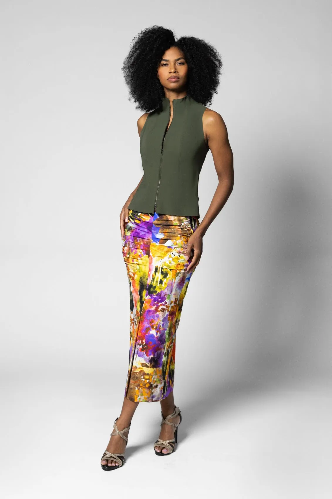 Eugenie Skirt - Biarritz Print