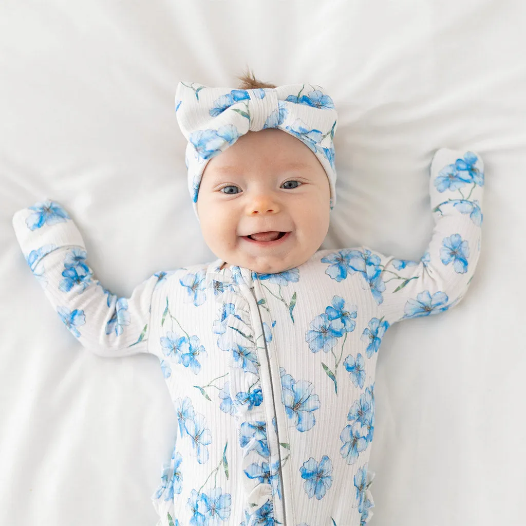 Everly Joy Footie Ruffled Zippered One Piece