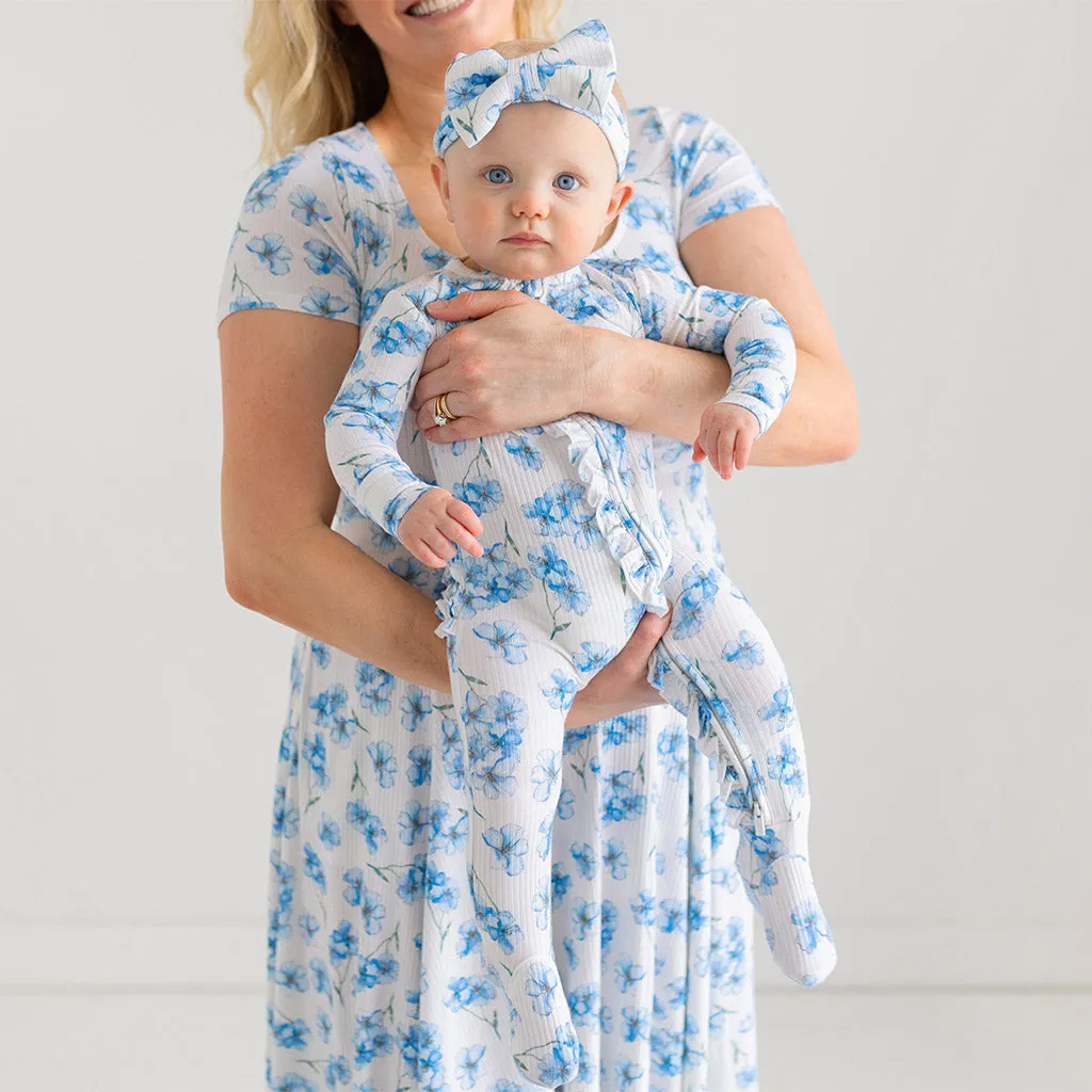Everly Joy Footie Ruffled Zippered One Piece