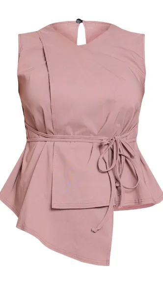 FlowFlex Tie-Front Tunic