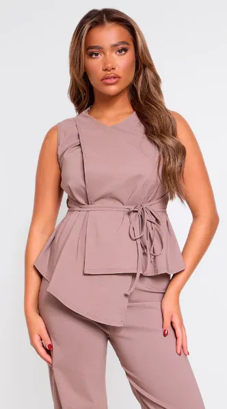 FlowFlex Tie-Front Tunic
