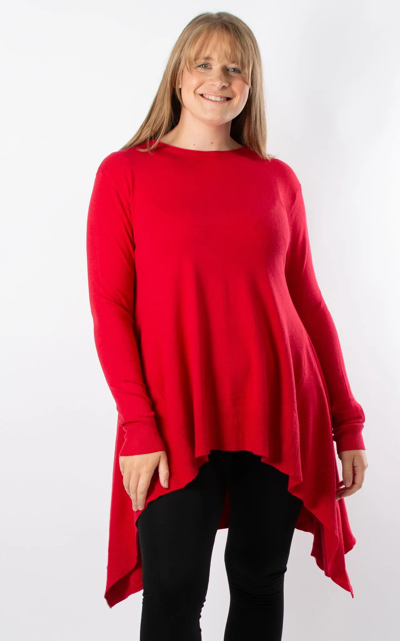 Hanky Hem Top | Red