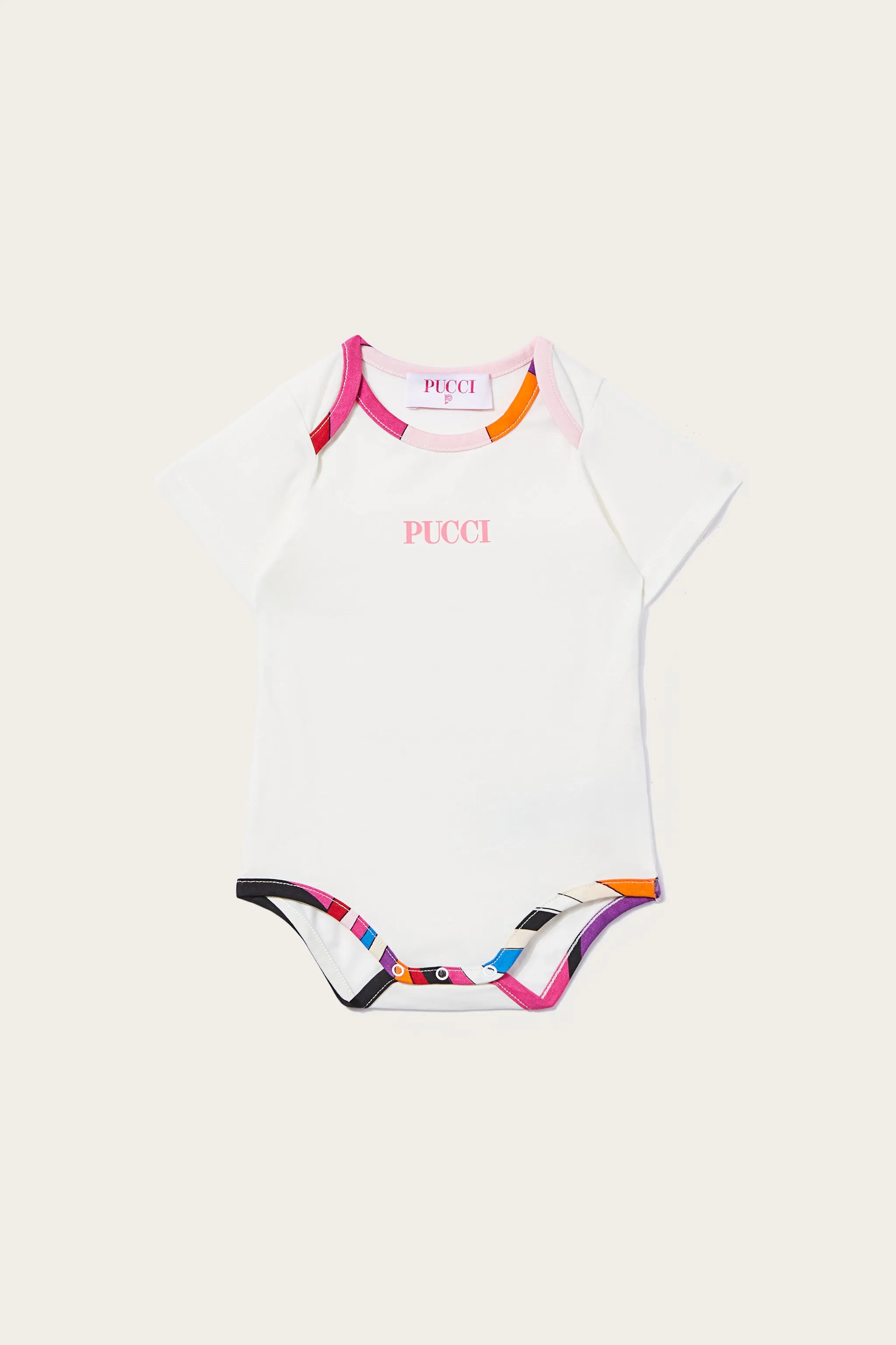 Iride-Print Bodysuit Set