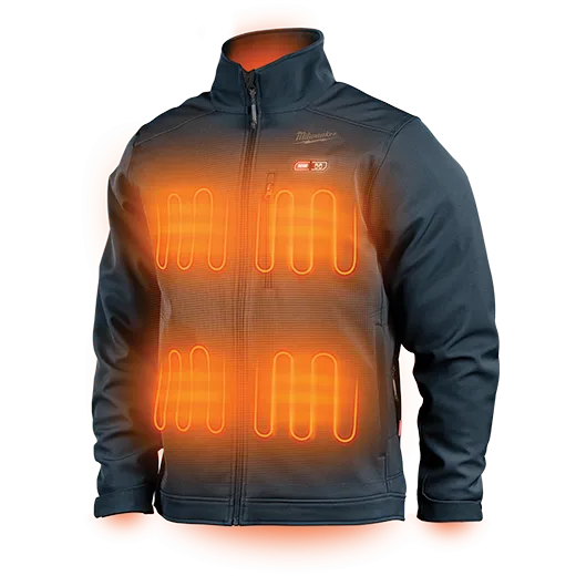 Jacket - Milwaukee M12 Heated TOUGHSHELL Jacket (Kit with Battery & Charger) Navy, 204B-21