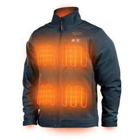 Jacket - Milwaukee M12 Heated TOUGHSHELL Jacket (Kit with Battery & Charger) Navy, 204B-21