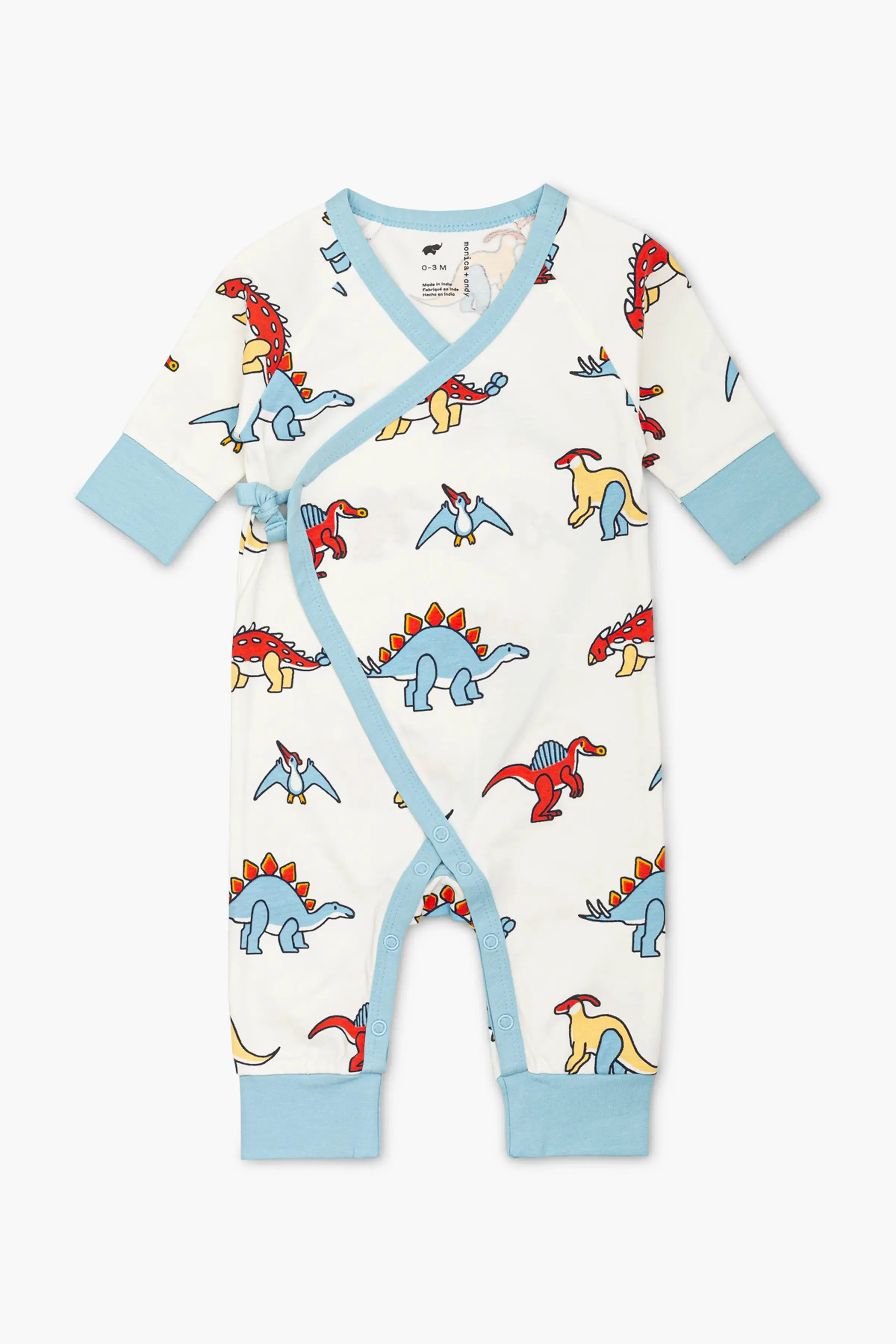 Kimono Tie One-Piece_Happy Dinos