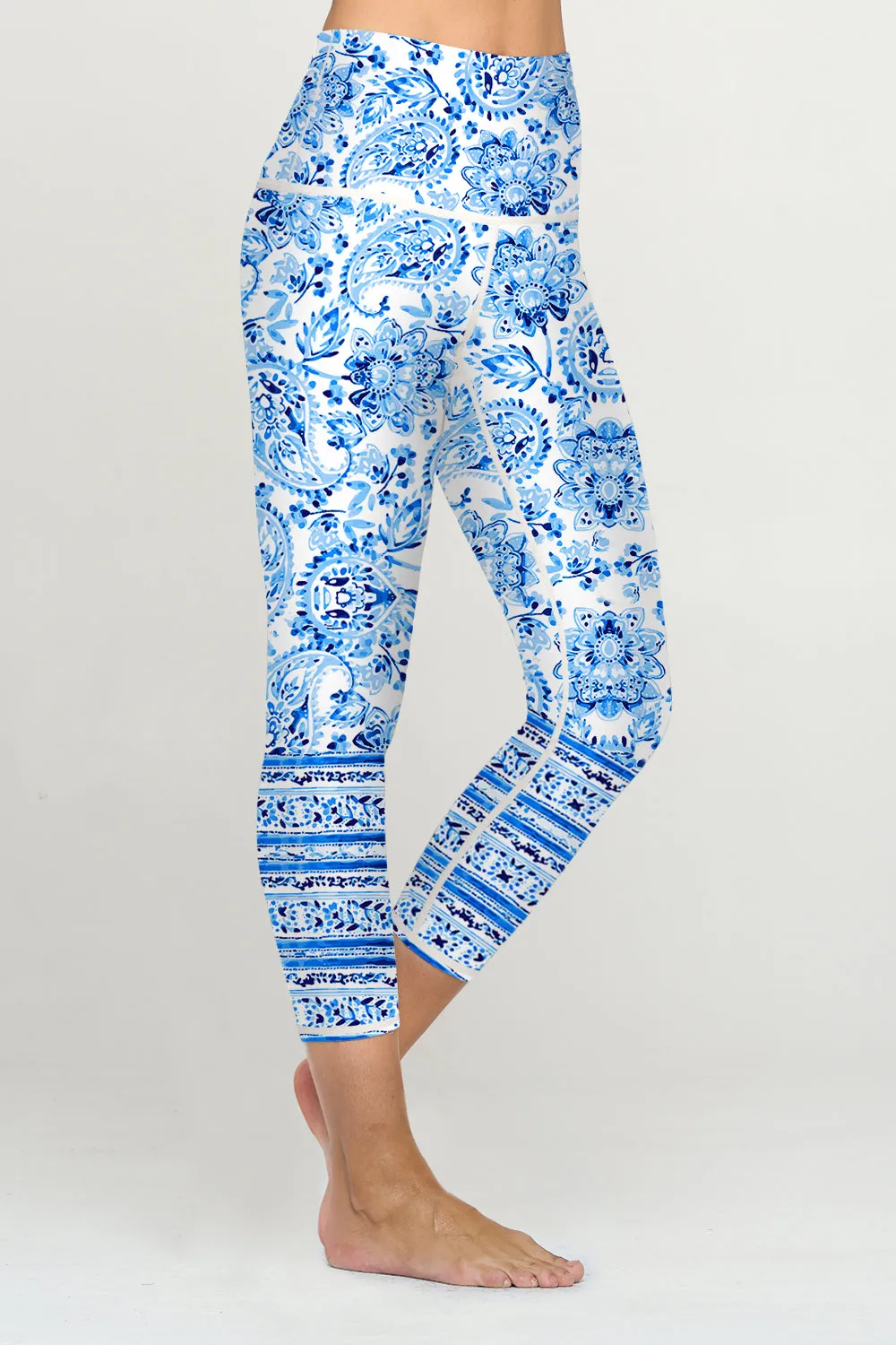 Mia -  Floral Bandana - 7/8 Legging (High-Waist) - LIMITED EDITION