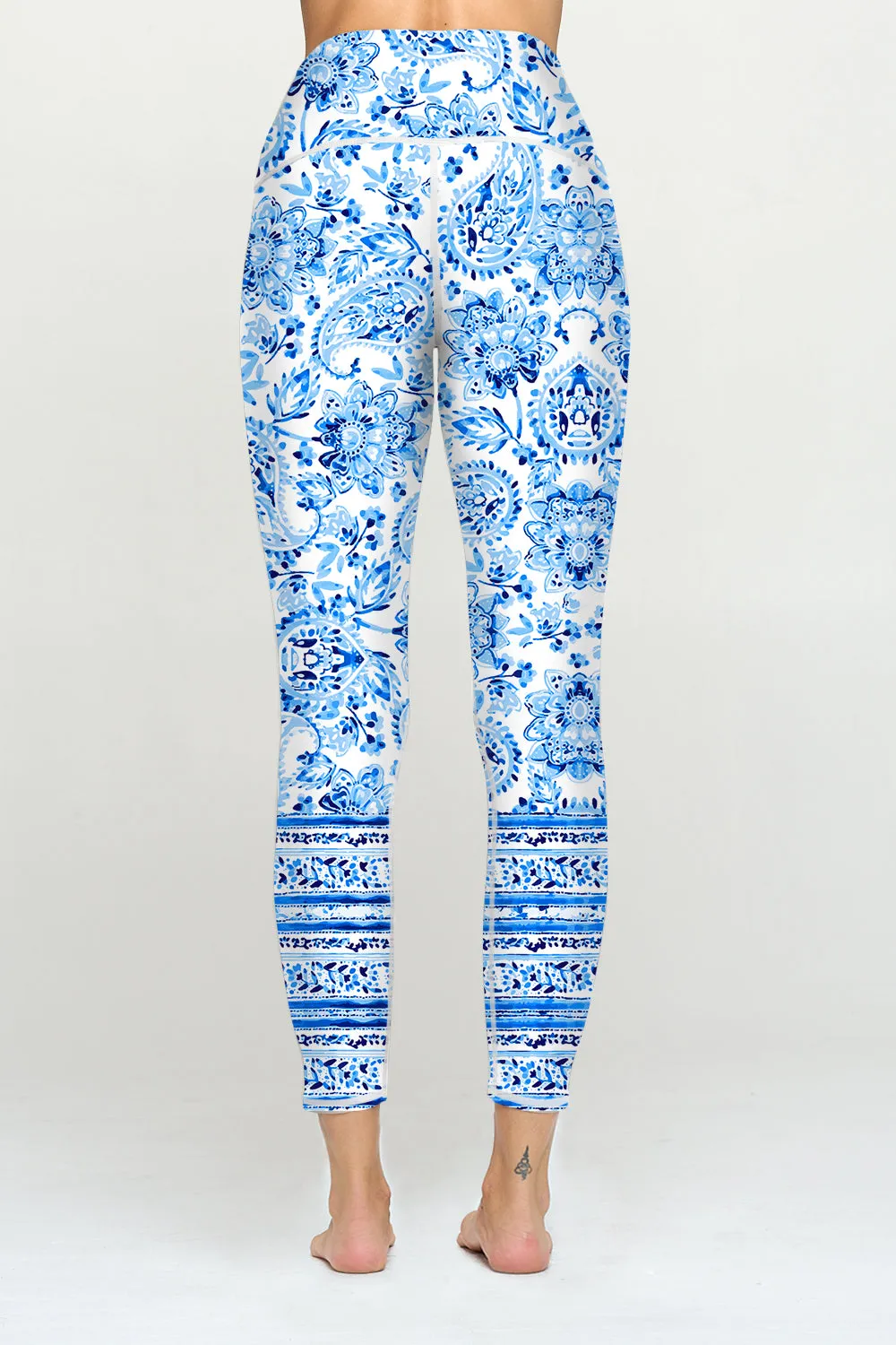 Mia -  Floral Bandana - 7/8 Legging (High-Waist) - LIMITED EDITION