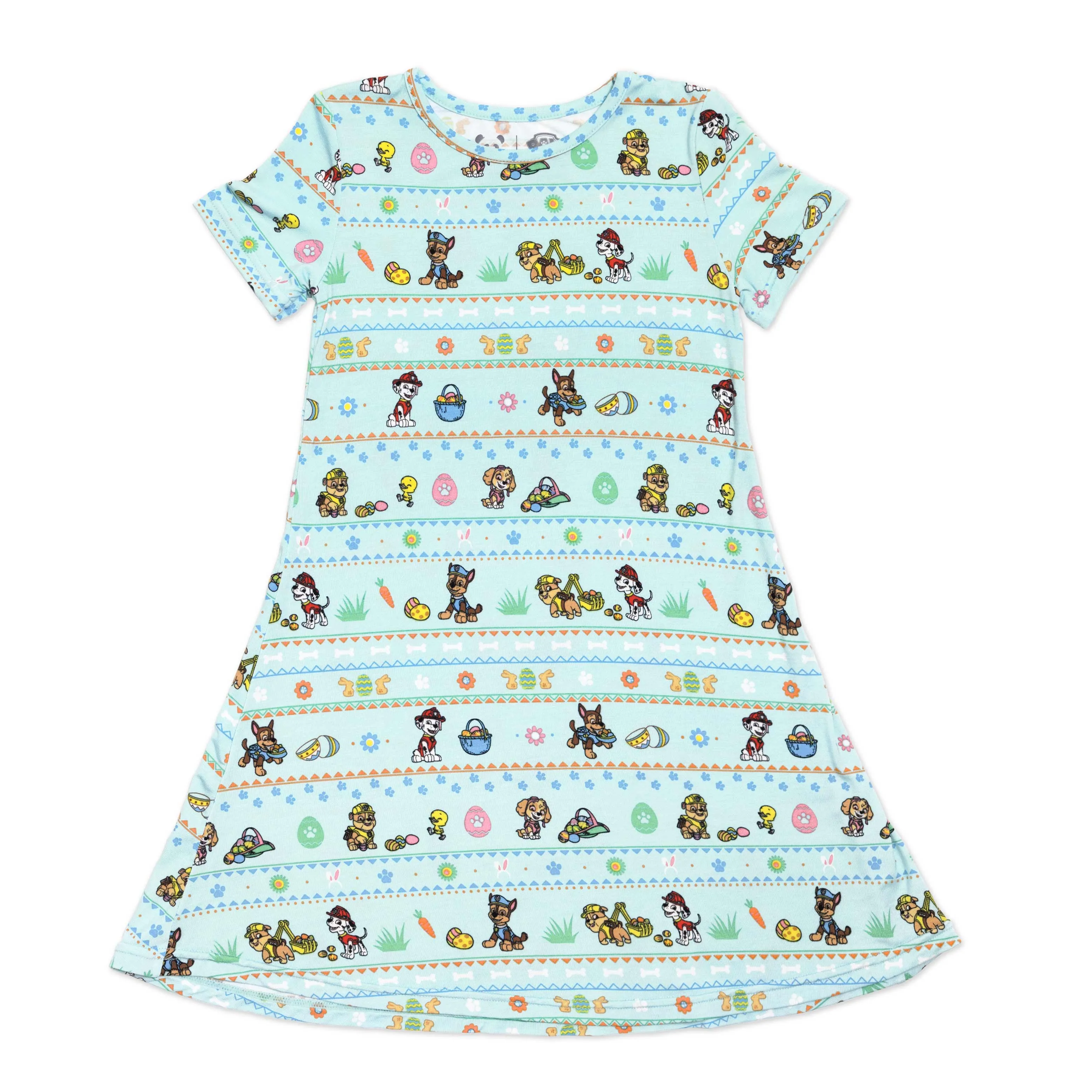 PAW Patrol: Easter Bamboo Girls' Short Sleeve Dress
