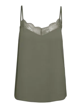 PCTIFFANY Singlet - Deep Lichen Green