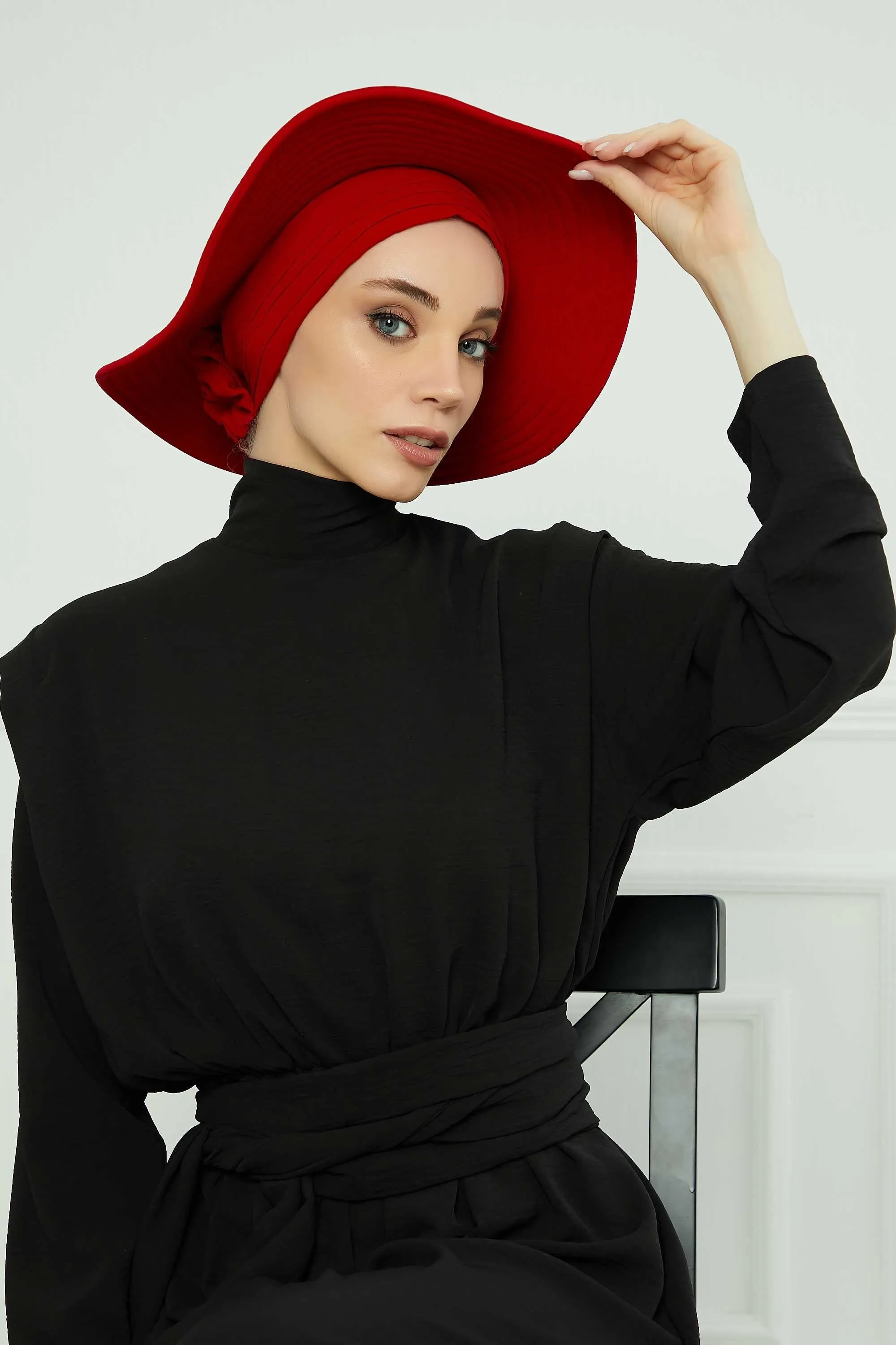 Practicle Detachable Women Sun Hat, Summer Bonnet Cap for Muslim Women, Multi-usage Hijab Sun Hat, Muslim Beach Hat, Sun Protective Hat,S-2A