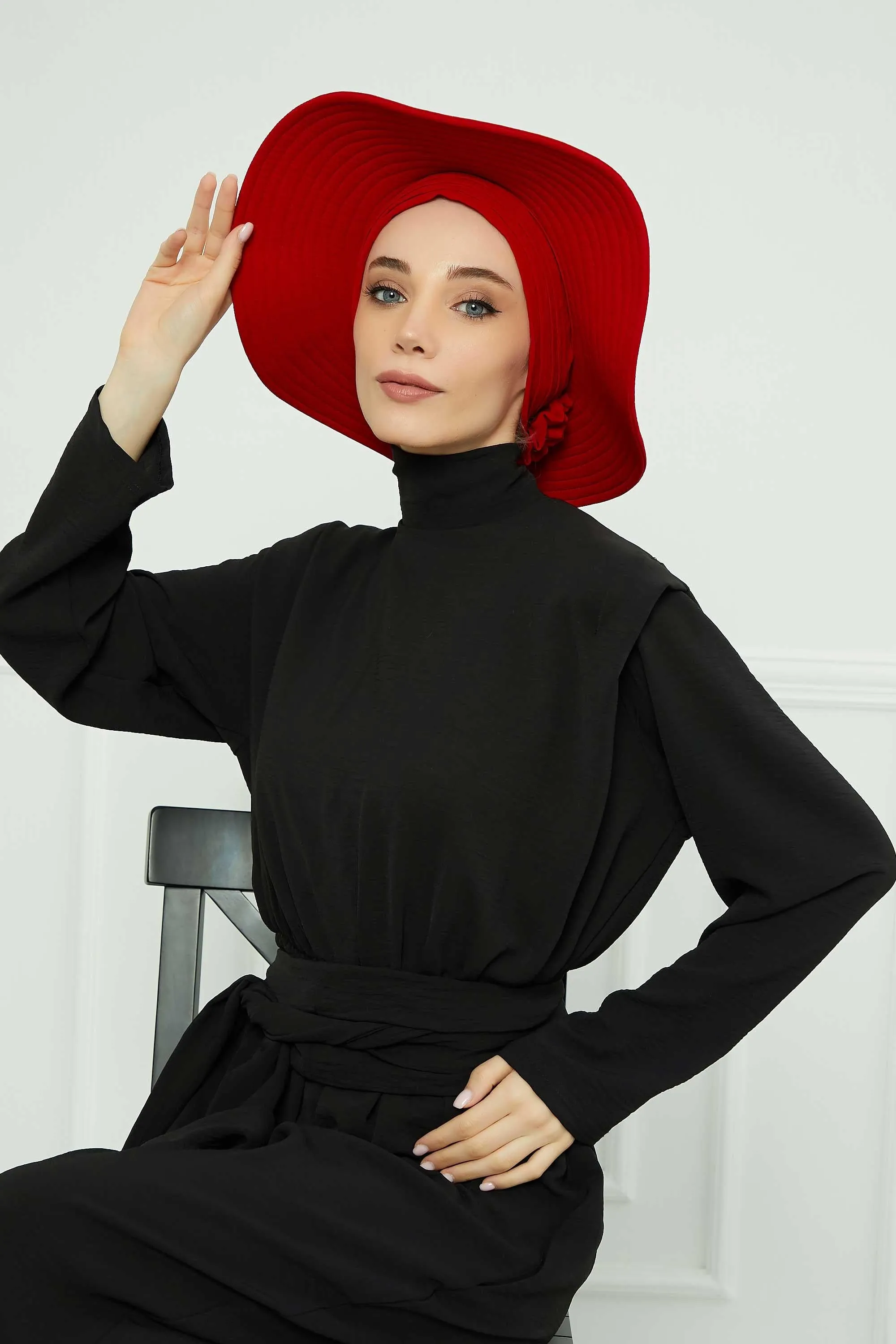 Practicle Detachable Women Sun Hat, Summer Bonnet Cap for Muslim Women, Multi-usage Hijab Sun Hat, Muslim Beach Hat, Sun Protective Hat,S-2A