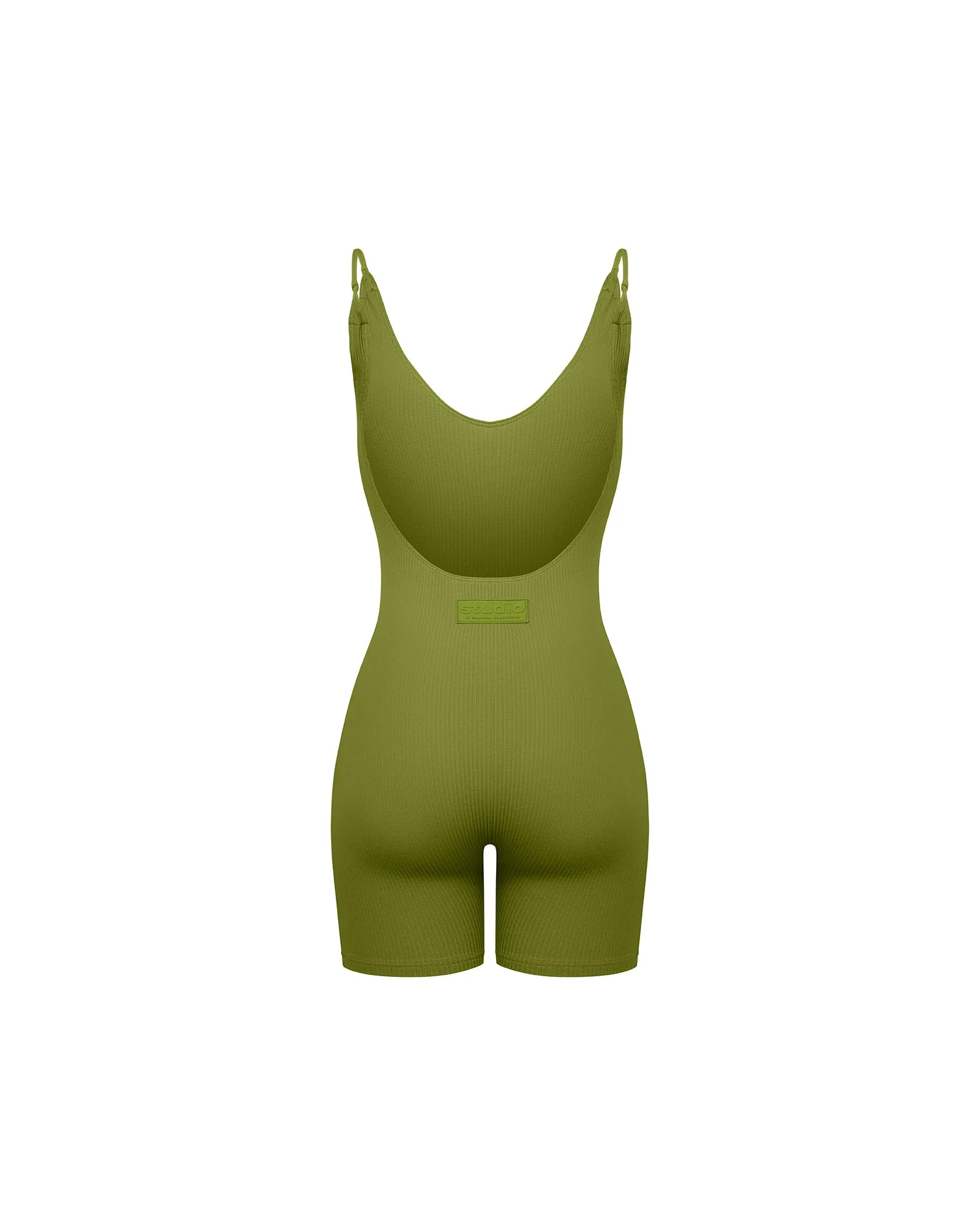 Ribbed Cotton Playsuit