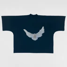 YGEBB 2022 No Seam Dove Boxy Tee In Dark Blue
